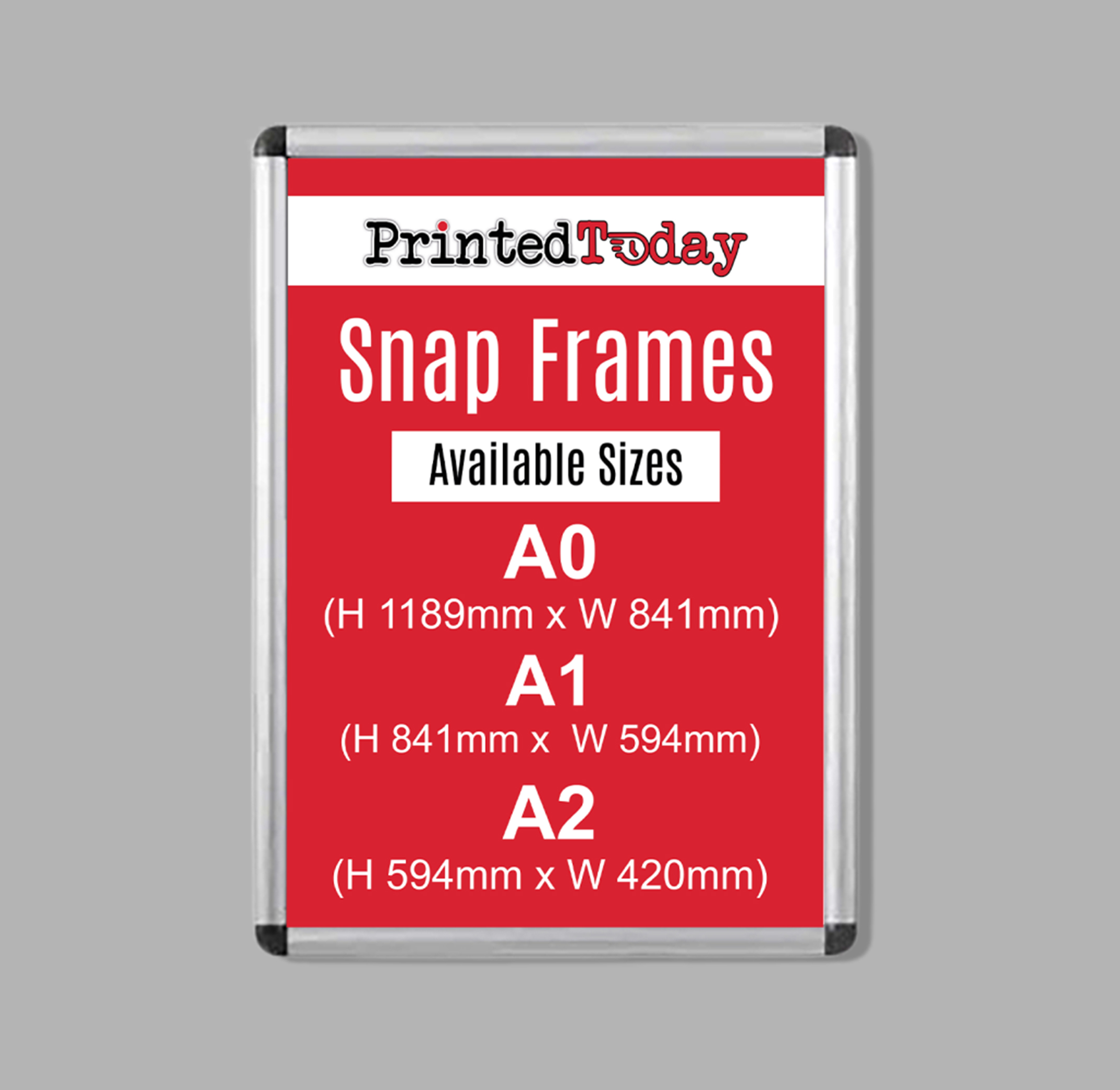 Aluminium Snap Poster Frame