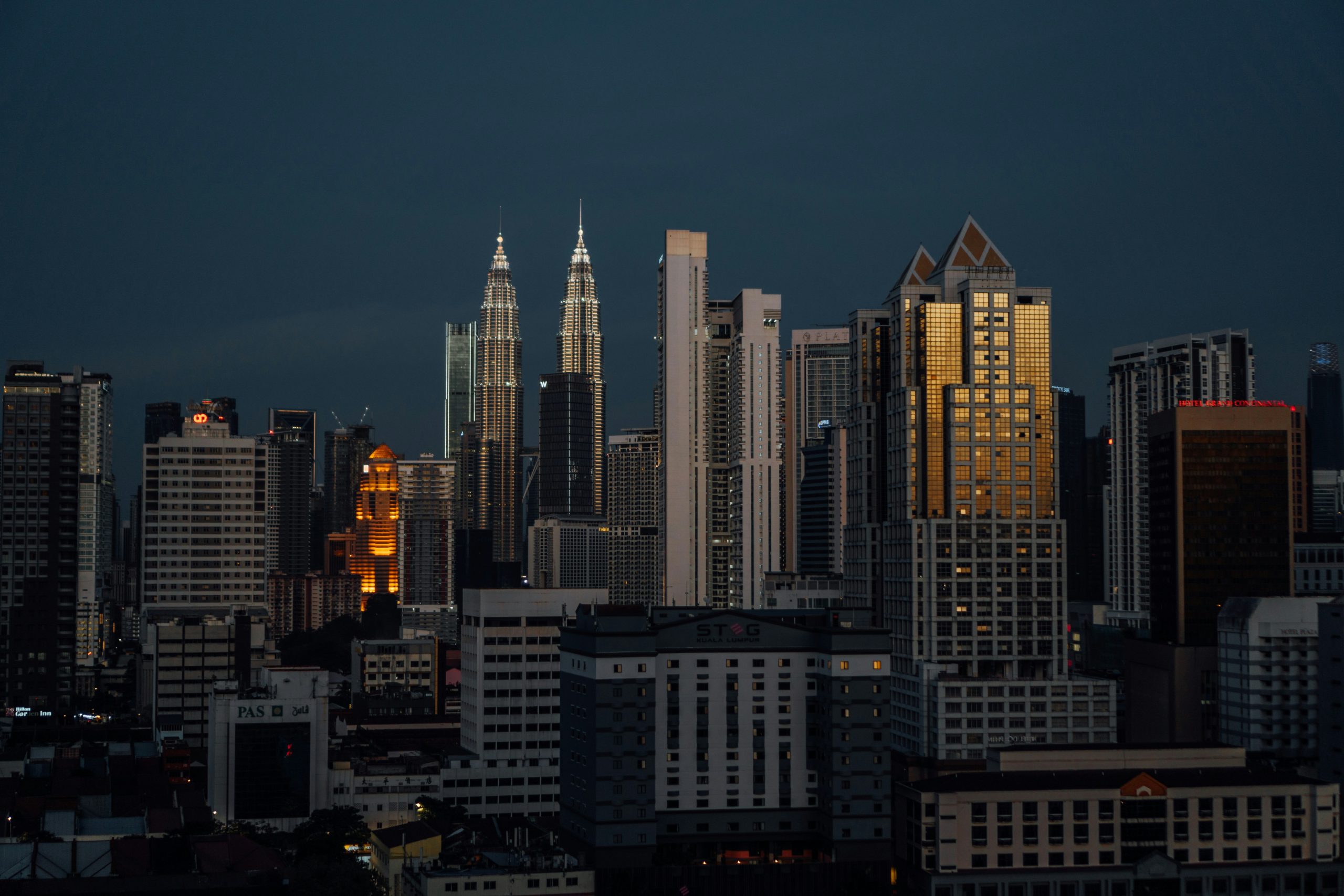 Building Skyline Sunset