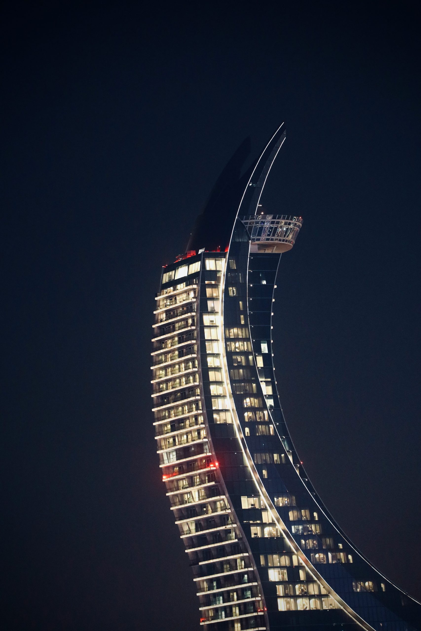 Building with Light Night View