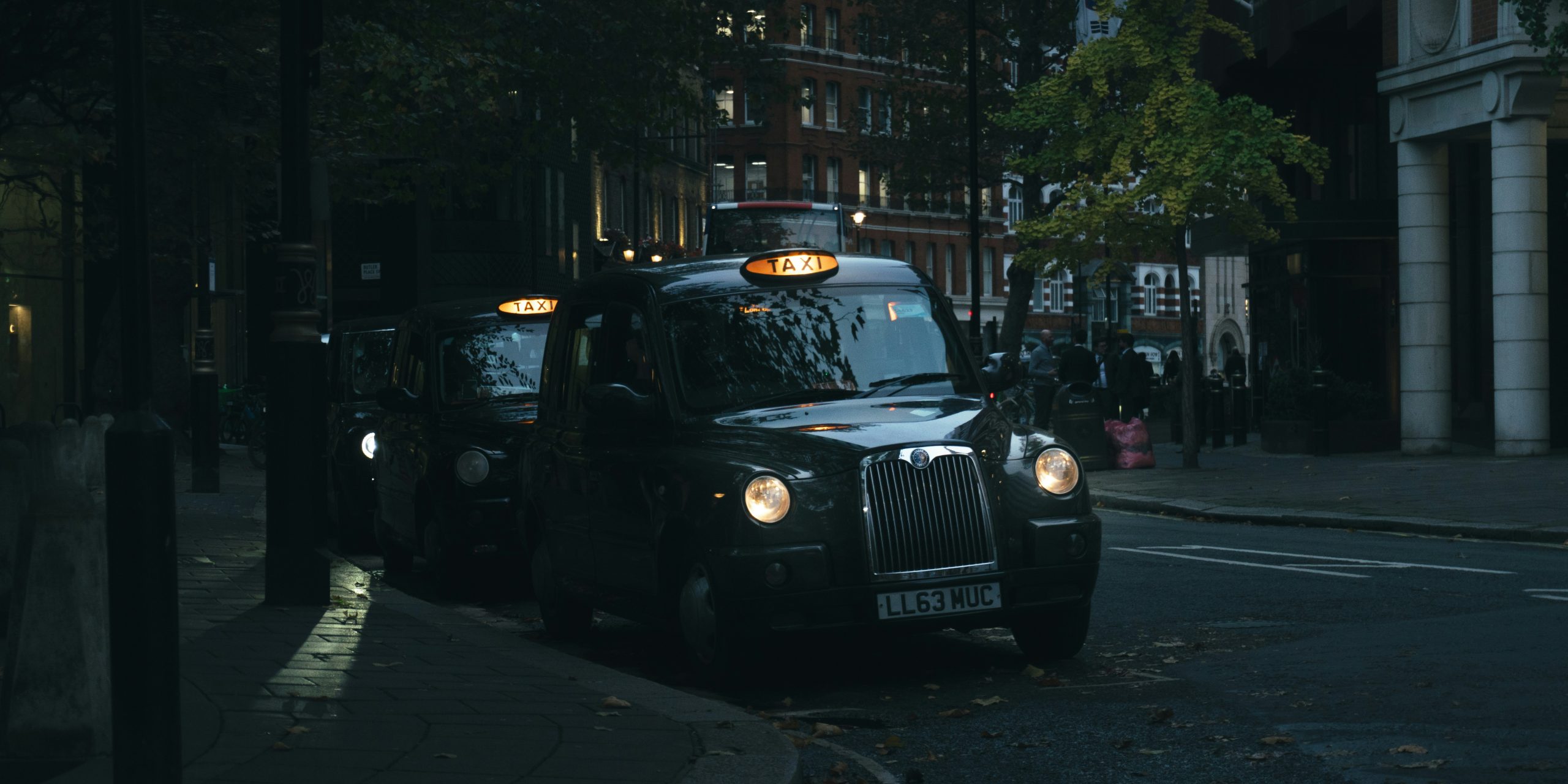 London Taxi Night