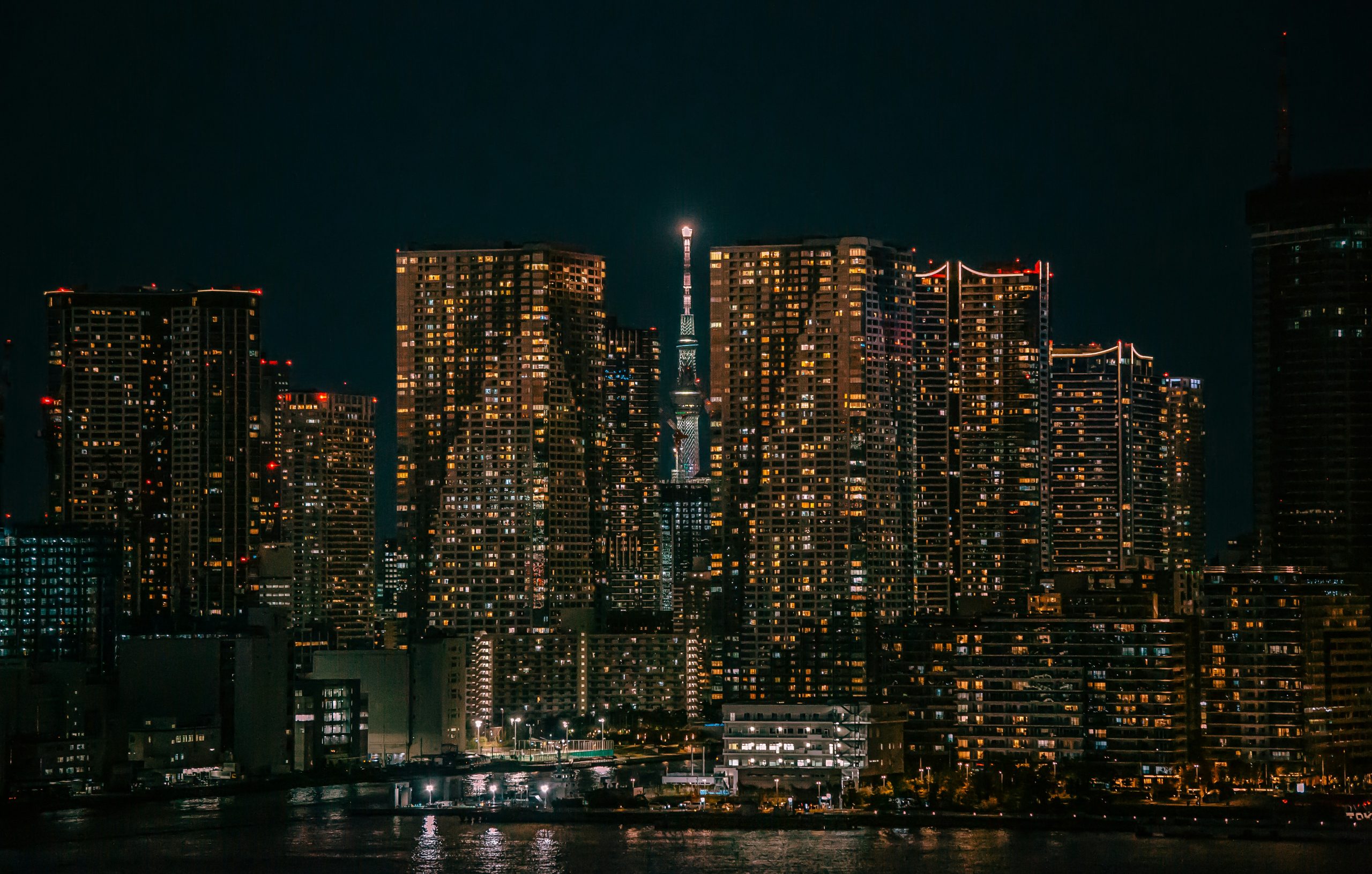 Skyscrapers Night View