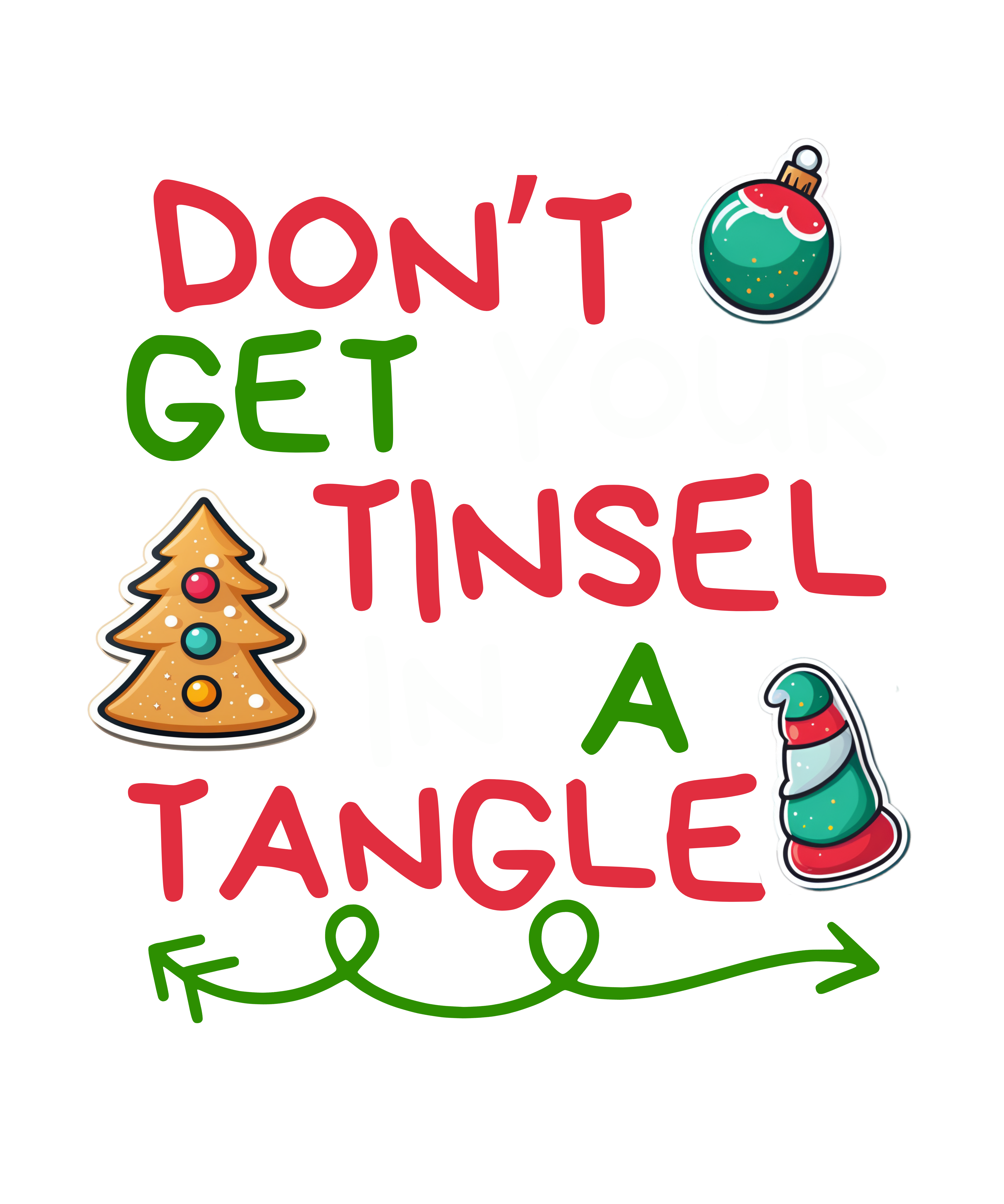 Tinsel in A Tangle Hoodie hover image