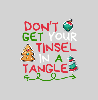 tinsel in a tangle t-shirt hover image