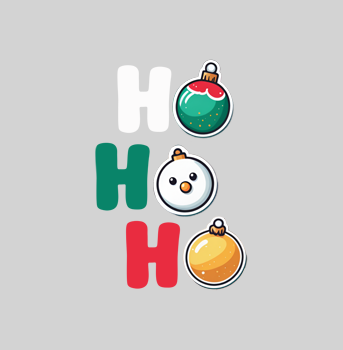 ho ho Christmas classic hoodie hover image