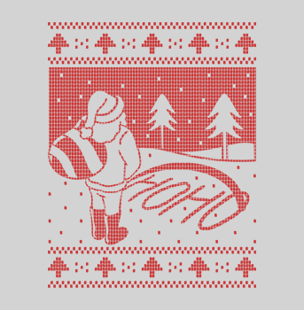 ho ho Christmas classic hoodie hover image