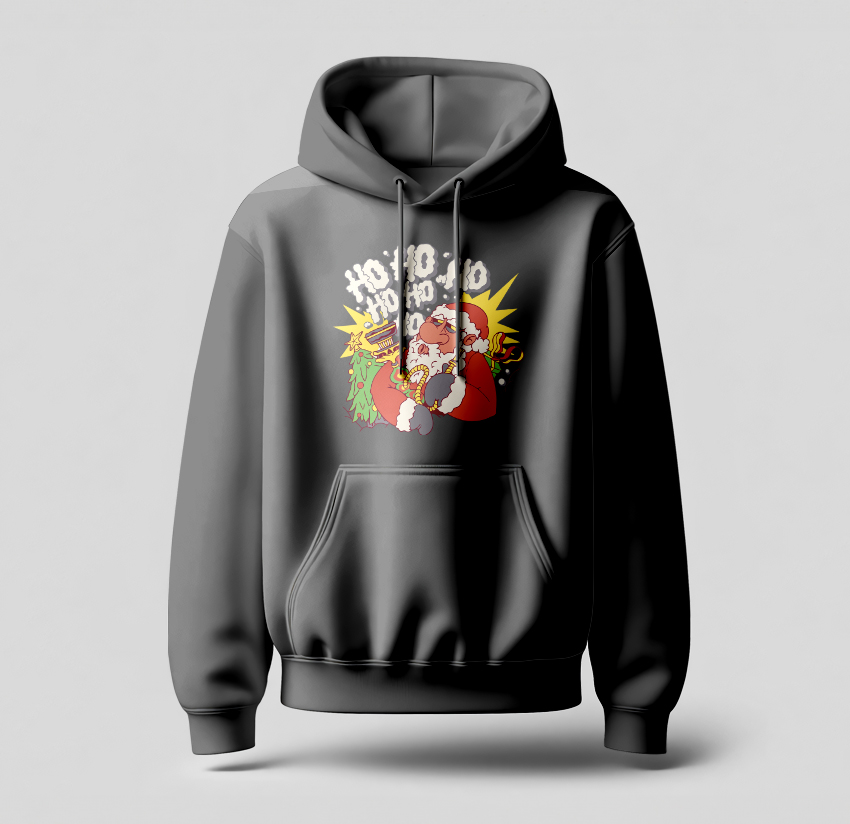 ho ho Christmas classic hoodie