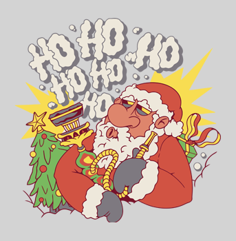 ho ho Christmas classic hoodie hover image