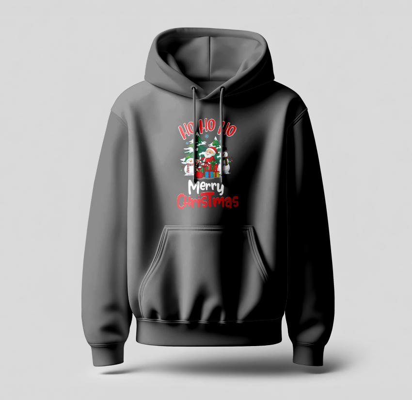 ho ho merry christmas classic hoodie