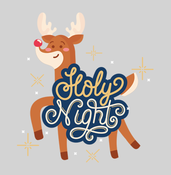 Holly Jolly Christmas T-shirt hover image