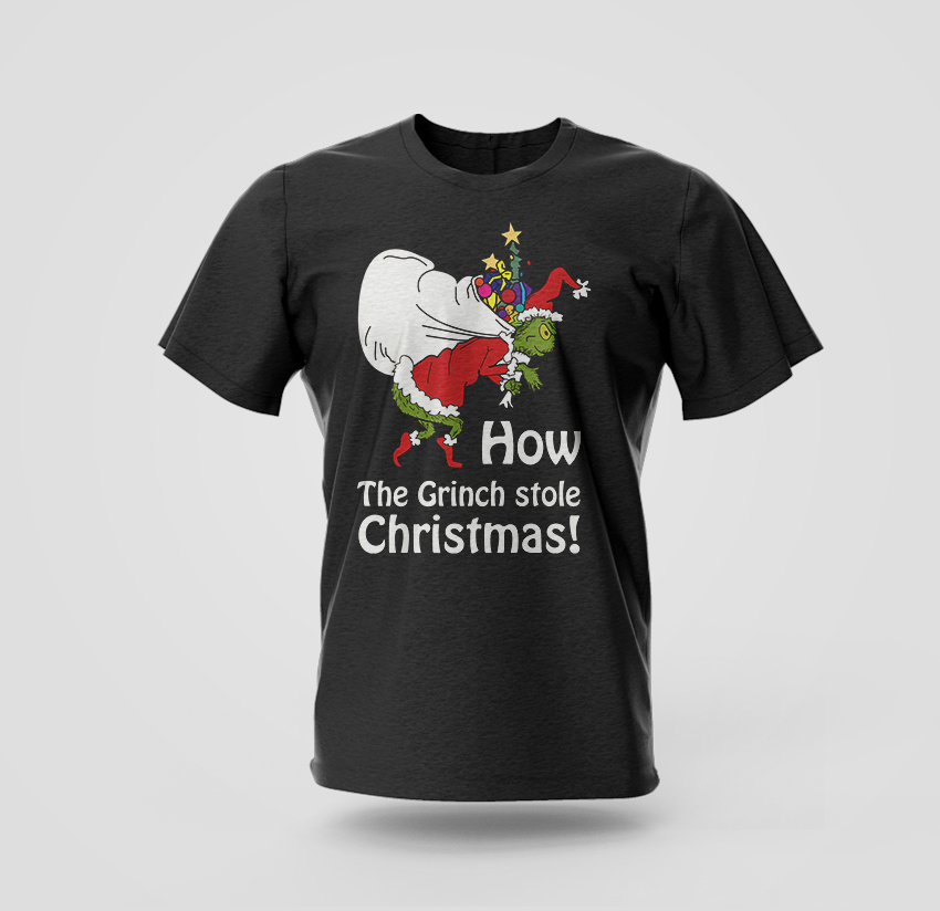 How the grinch stole christmas t-shirt