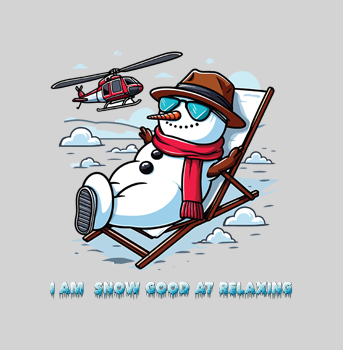 I Am Snow good at Relaxing t-shirt hover image