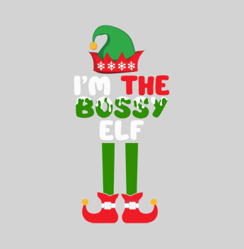 I’m the Bossy Elf hoodie hover image