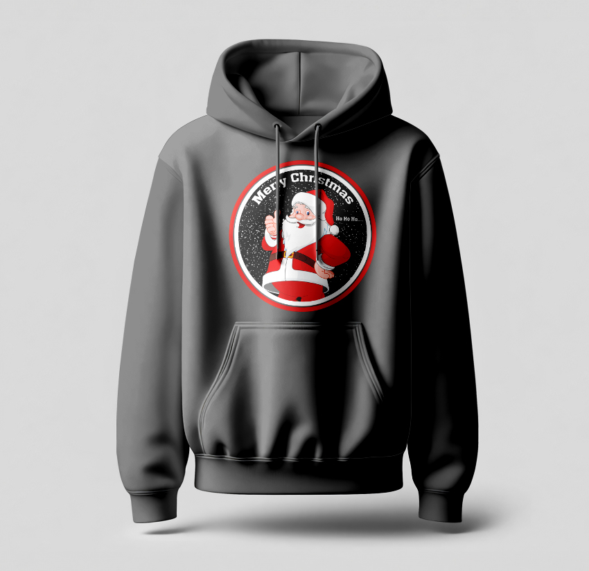 Merry Christmas ho ho modern hoodie