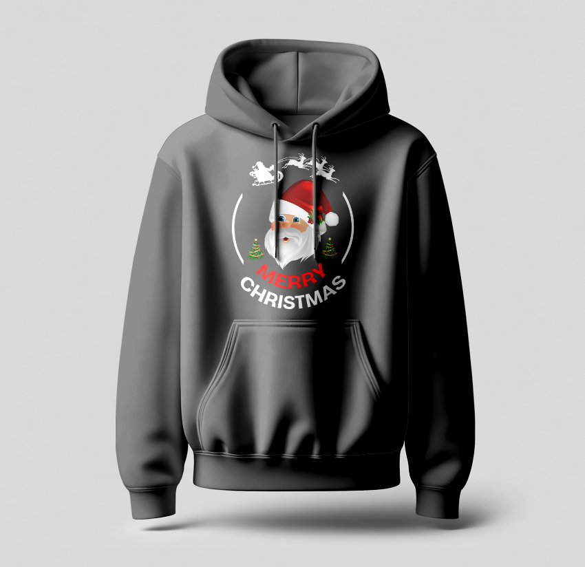 Merry Christmas modern hoodie