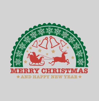 Merry christmas and happy new year HOODIE hover image