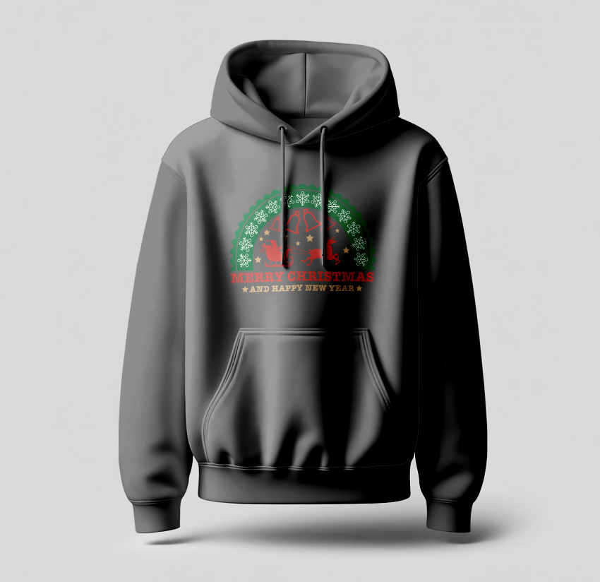 Merry christmas and happy new year HOODIE