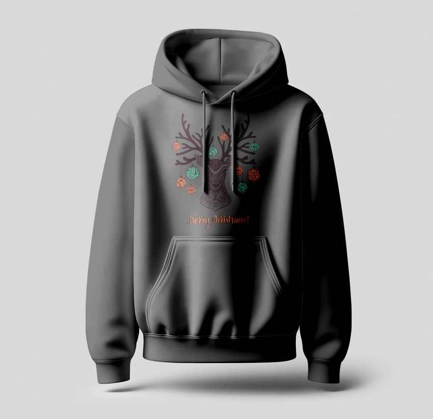 Merry Christmas Modern Hoodies