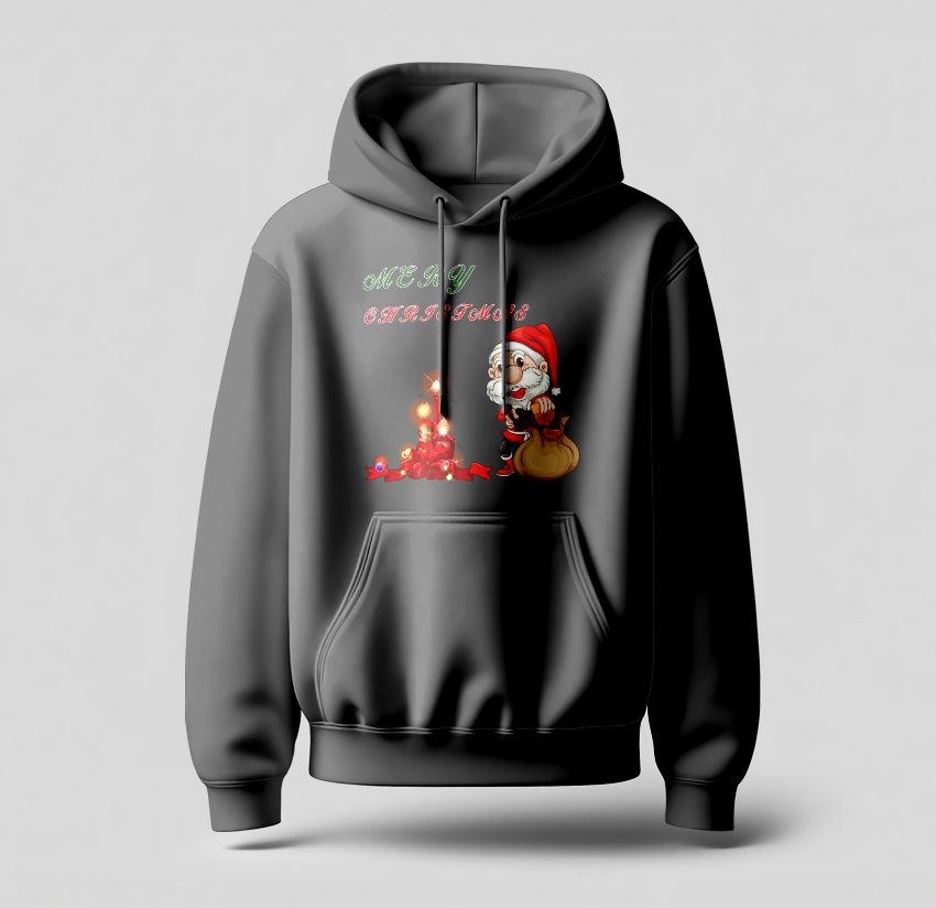 Merry Christmas modern hoodie