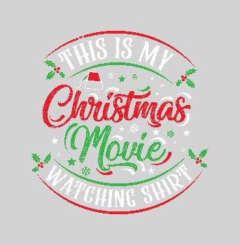 This is my christmas movie watching T-shirt hover image