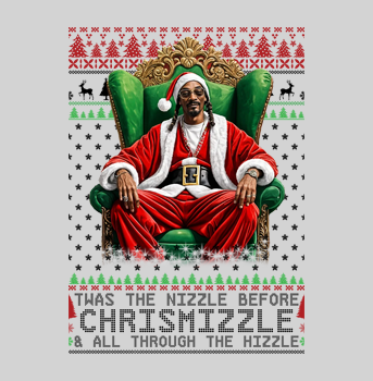 Twas the nizzle before Chrismizzle hoodie hover image