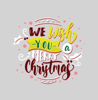 We wish you a merry Christmas t-shirt hover image