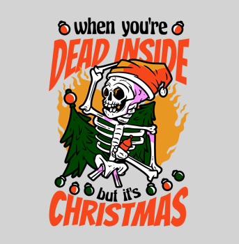 When You’re Dead Inside But It’s Christmas Classic Hoodie hover image