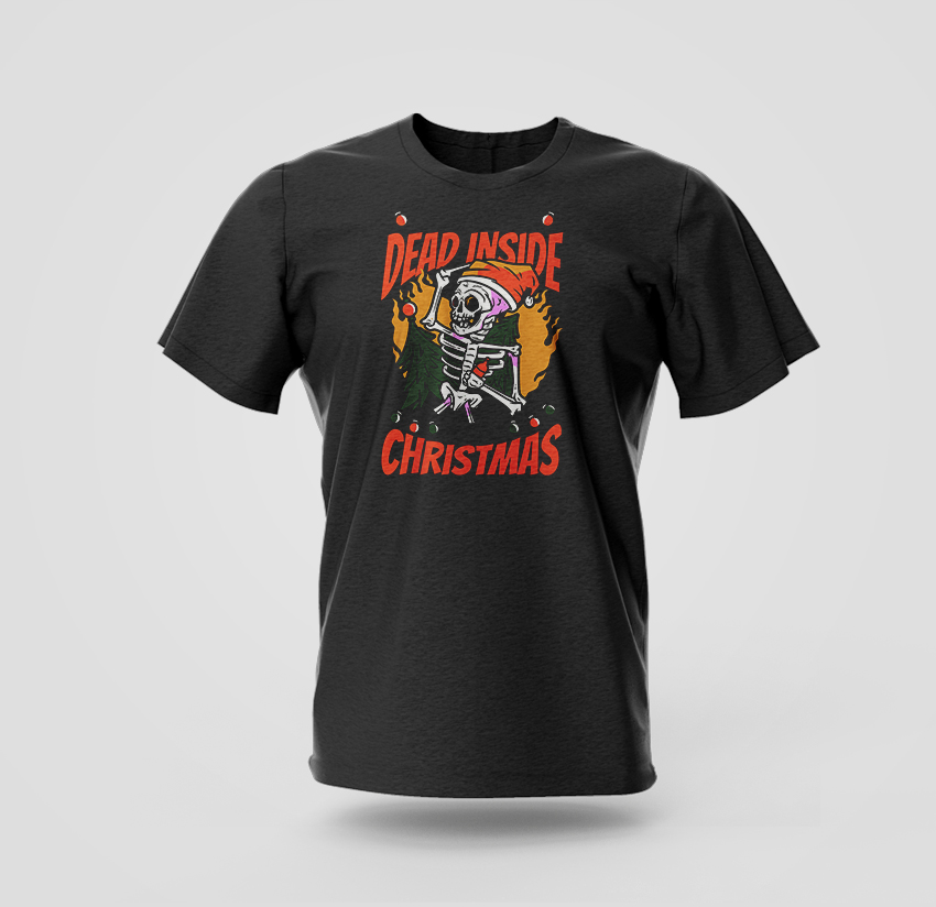 When you’re dead inside but its christmas t-shirt