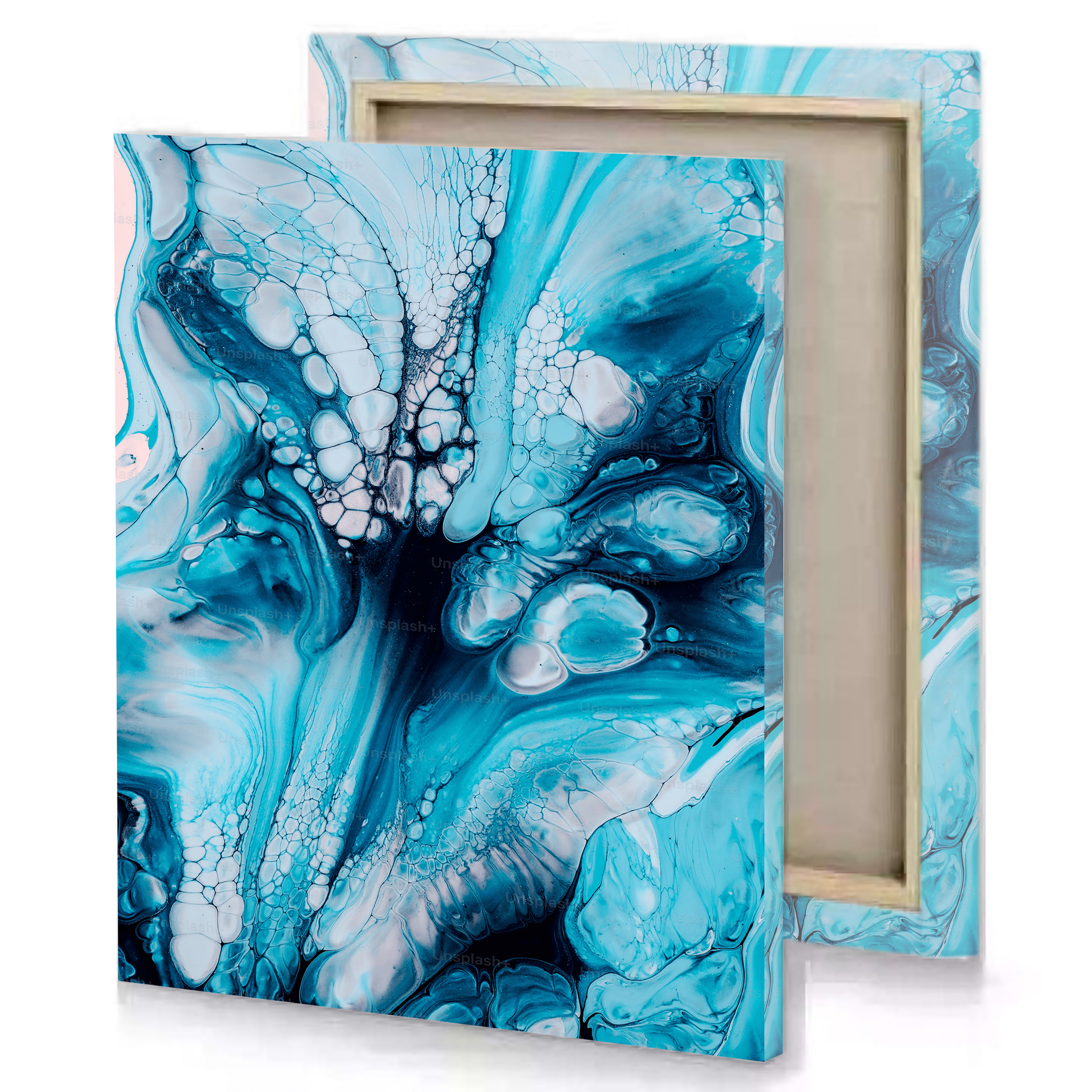 Blue Abstract Art Canvas