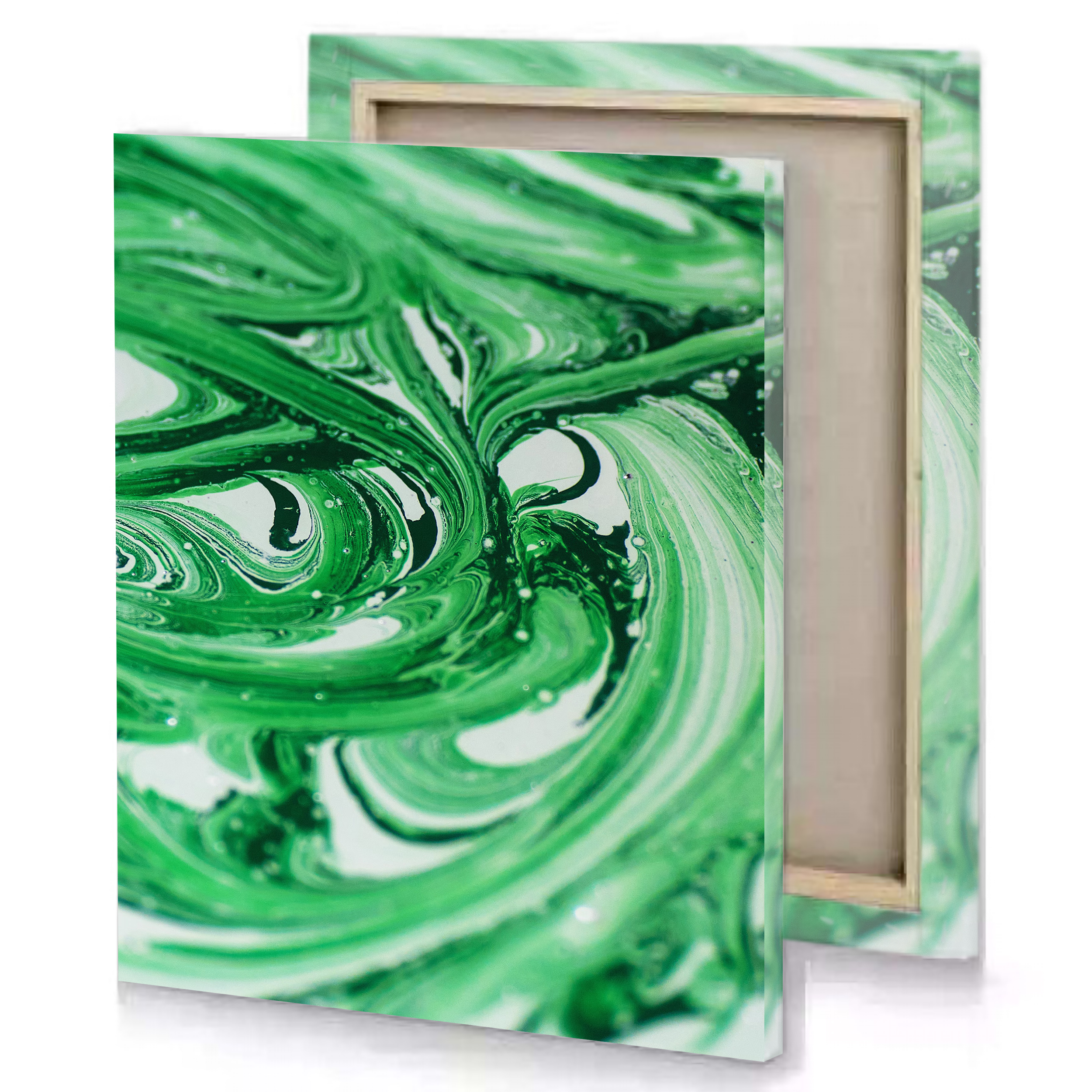 Green Abstract Canvas