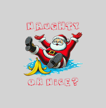 naughty or nice t-shirt hover image