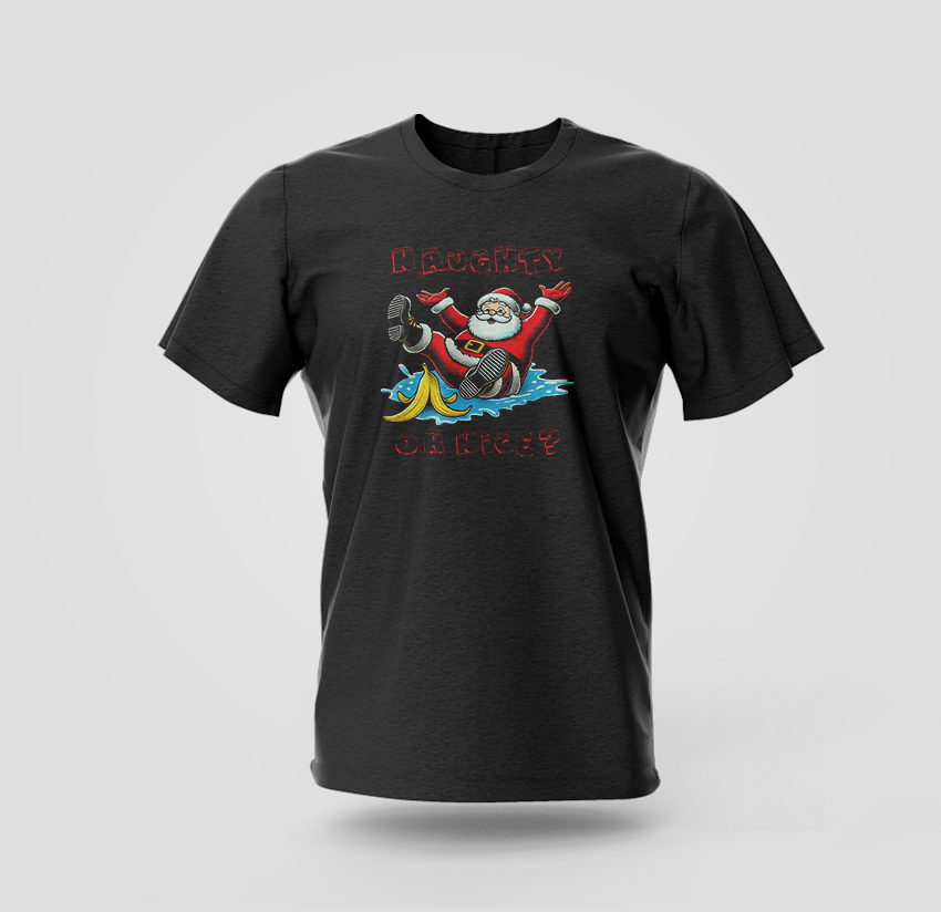 naughty or nice t-shirt