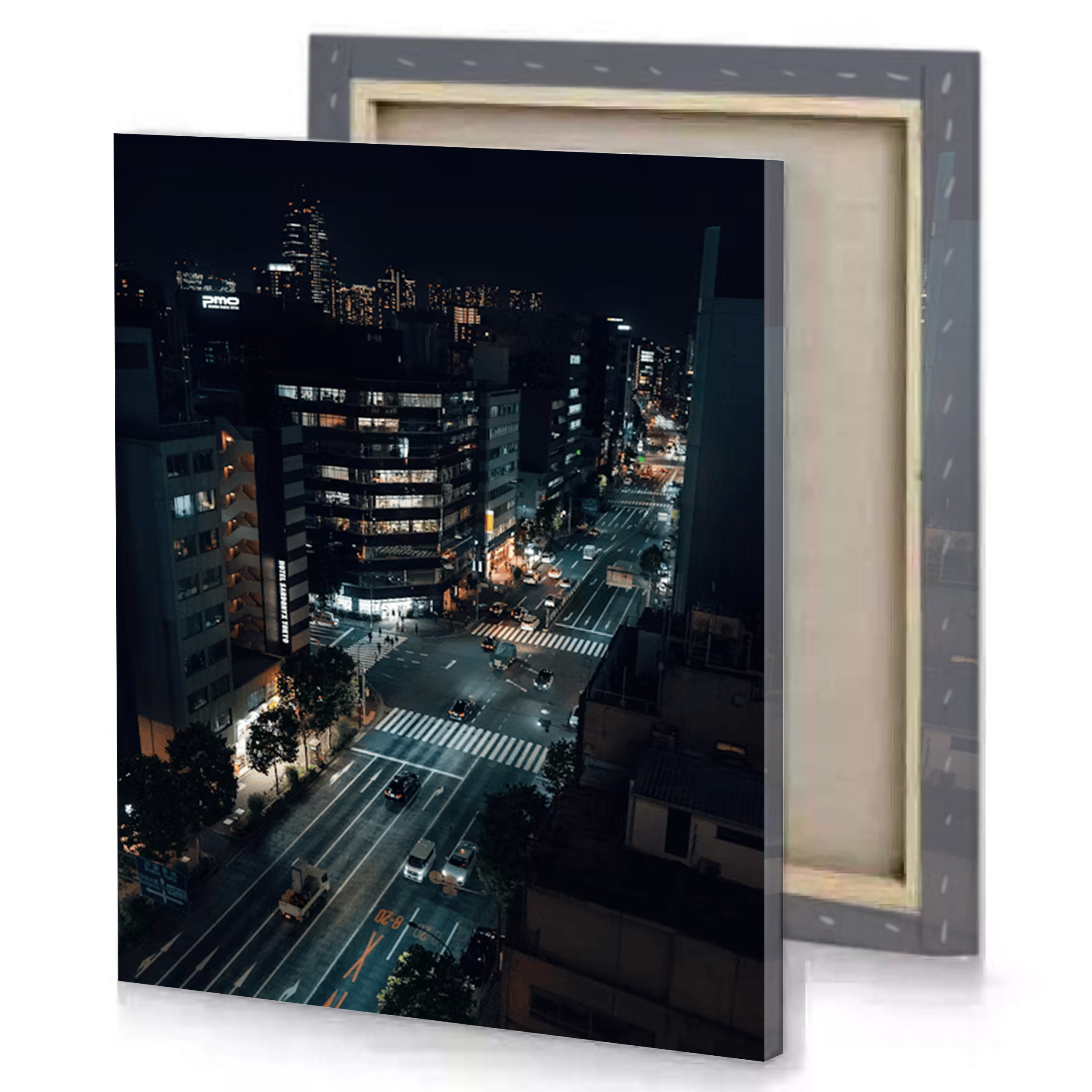 Street Night Canvas