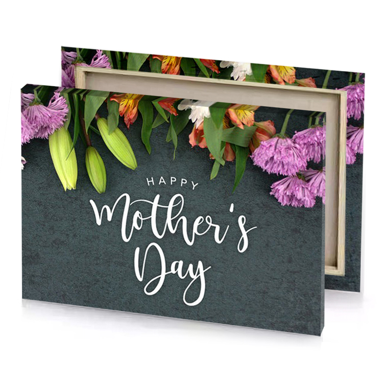 Elegant Mother’s Day Greeting Canvas