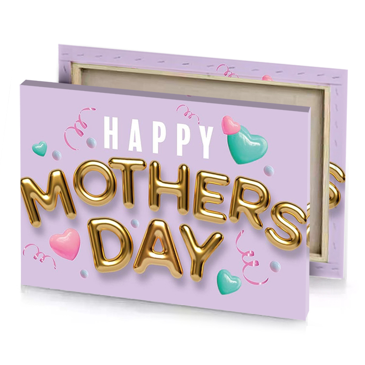 Gold Letters Mother’s Day Canvas